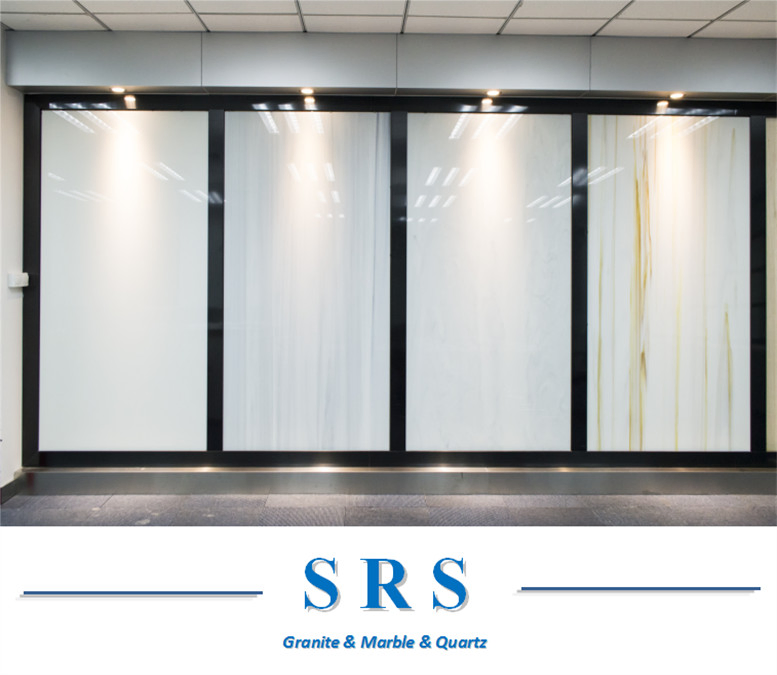 Artificial White Nano Crystallized Glass Stone for Floor, Background Wall, Bathroom, Kitchen Counter Top