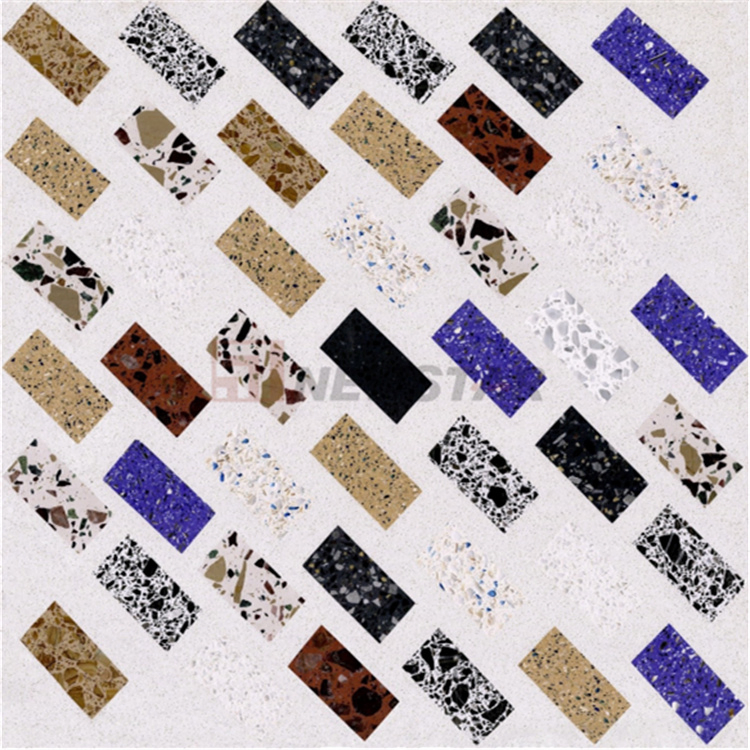 Artificial Terrazzo for Floor Tiles/Wall Tile/Kitchen Top/ Table Top/ Indoor and Outdoor Terrazzo