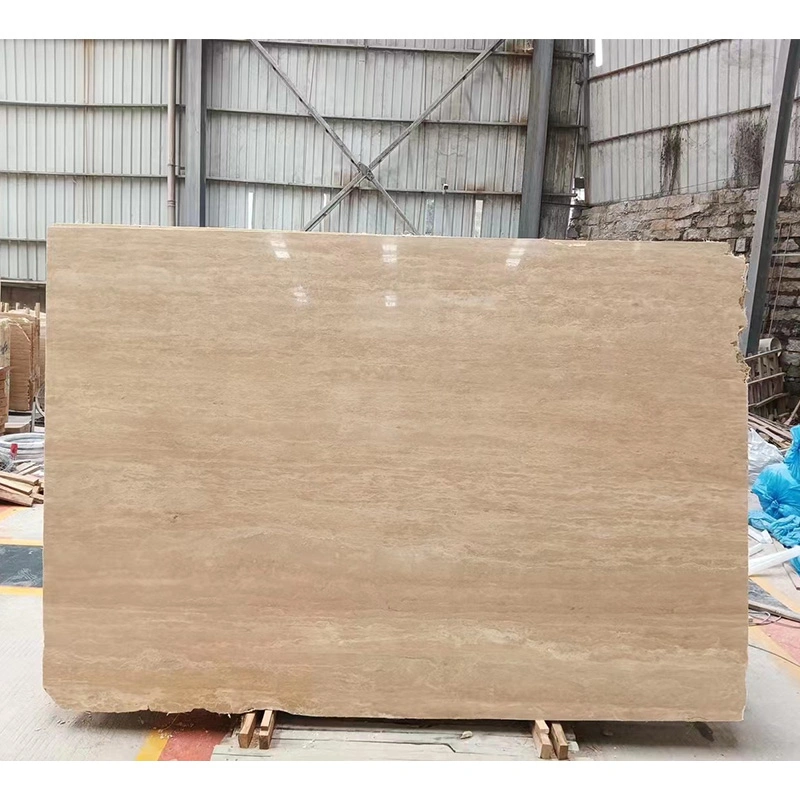 Natural Stone Yellow/Beige Honed Travertine for Floor/Wall Slabs/Tiles/Countertops/Stairs/Sills/Column/Mosaic Interiors Decoration Wholesale Price
