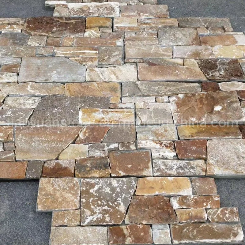 Black Slate Wall Decoration Stacked Ledge Culture Stone for Wall Stone Panel