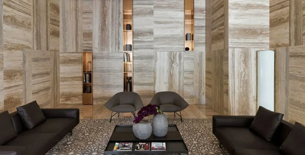 Ocean Blue Travertine Photo 5