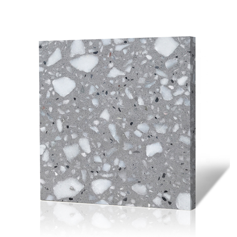 Cement Terrazzo Tiles for Kitchen Cabinets with Precut Terrazzo Countertops