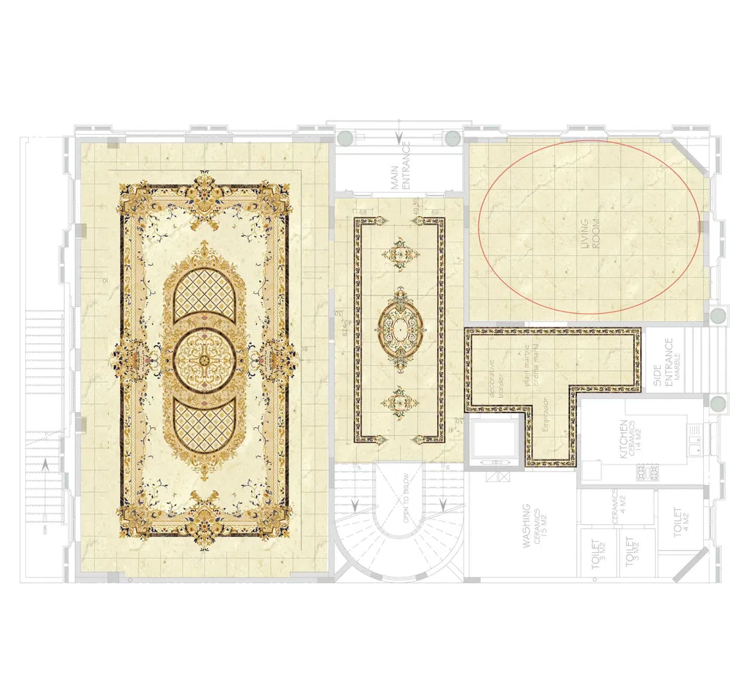 Marble Floor Pattern