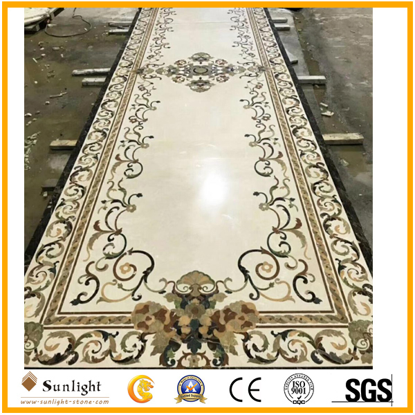 Customize Water Jet Marble Stone Medallions for Flooring Tile