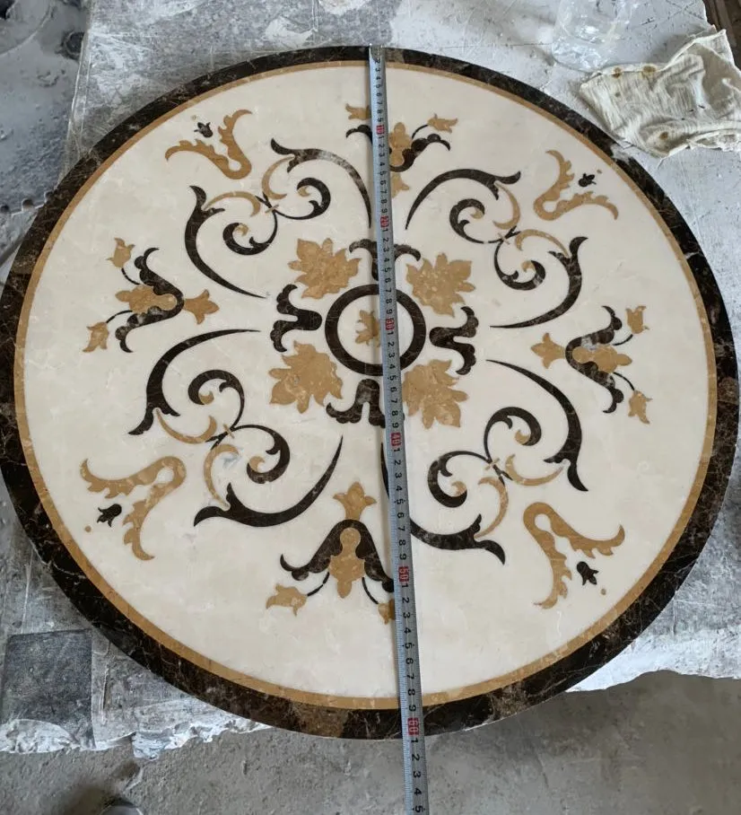 Water Jet Marble Medallion