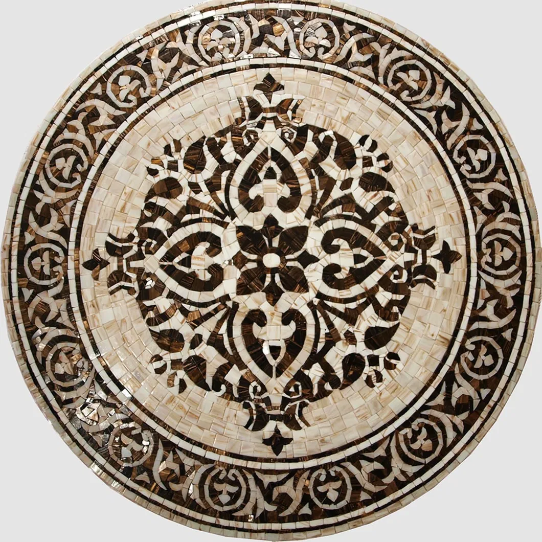 Waterjet Marble Floor Tile Medallion