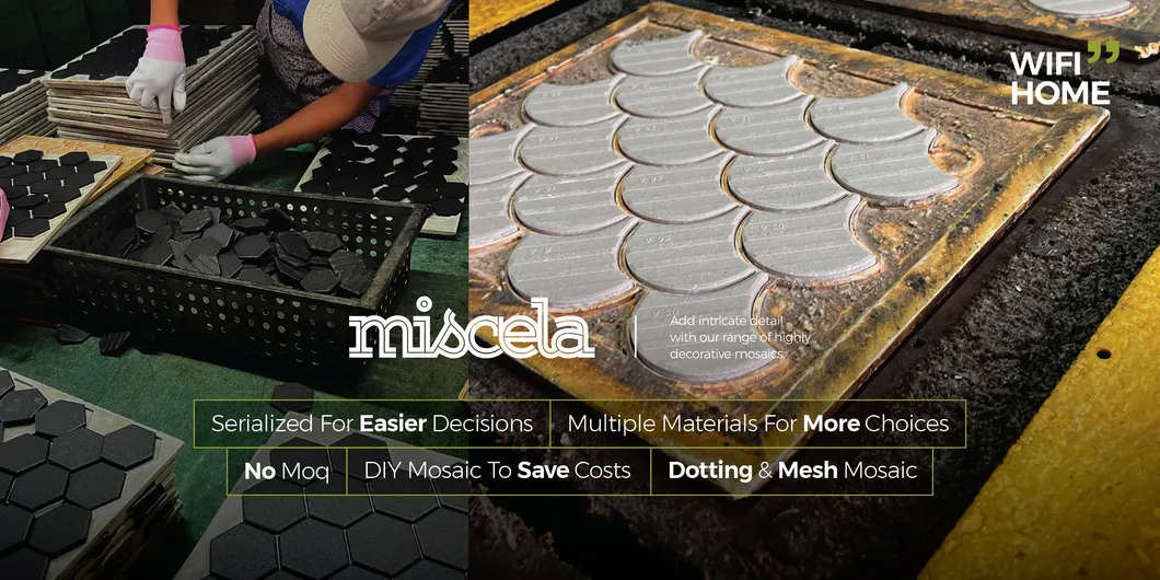 Flower Pattern Mosaic Tile