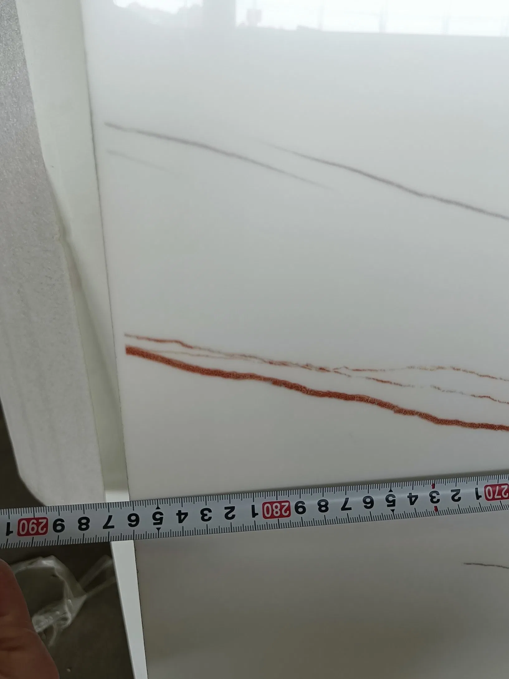 White Artificial Stone Nano Crystallized Glass Stone Slab for Project