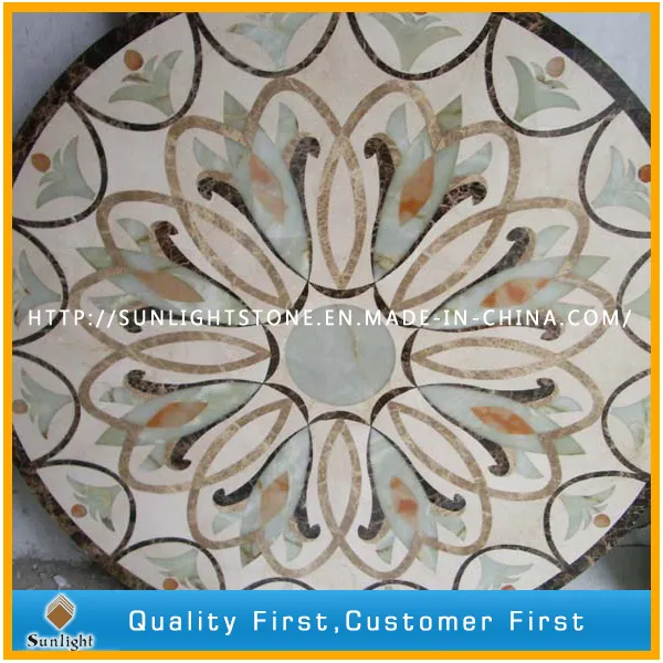 Water Jet Marble Medallion