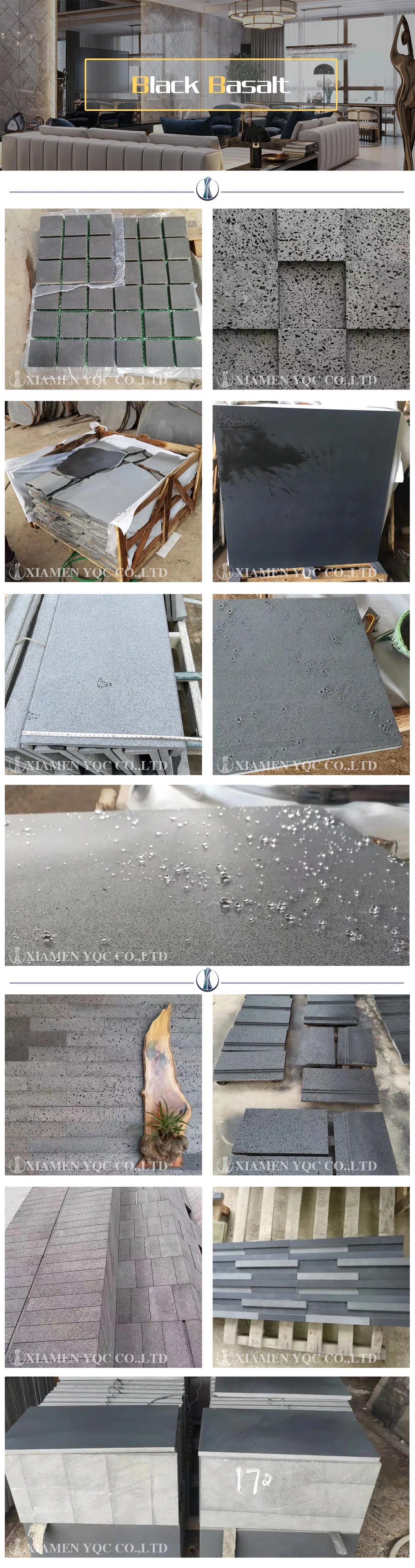 Black Basalt Paving Tile