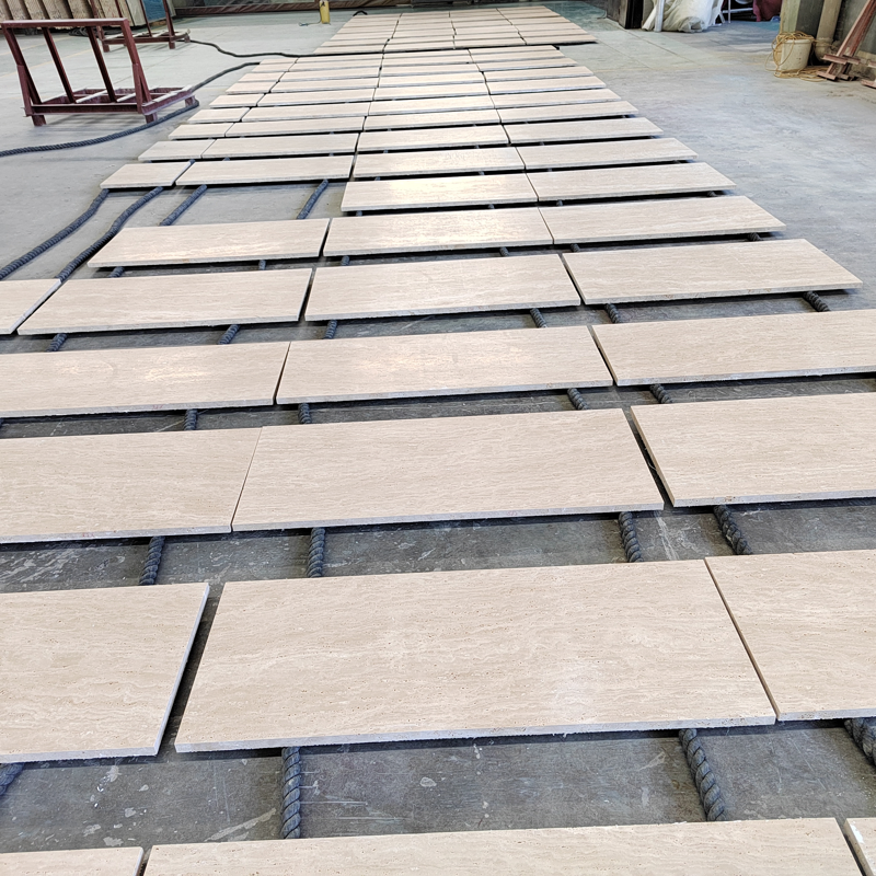 High Quality White Travertine Tile Slabs for Building Materials Villa Hotel