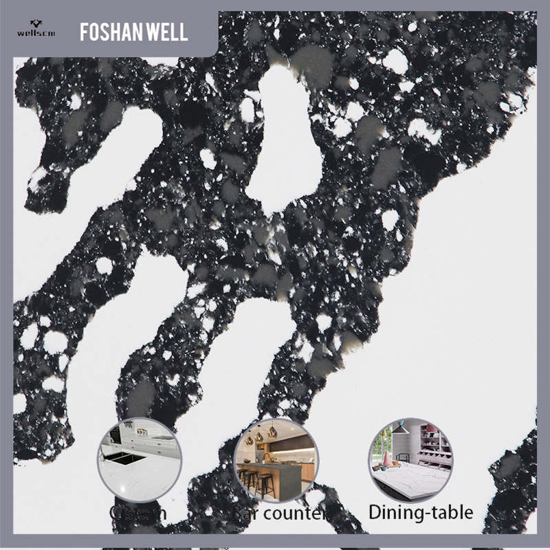 Artificial Quartz New Color Calacatta Vanity Top High Quality Kitchen Work Top