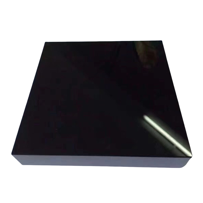 Premium Black Nano Glass Crystallized Stone Slab for Elegant Flooring