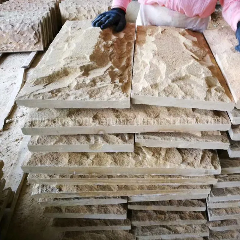 Yellow Sandstone Mushroom Tile