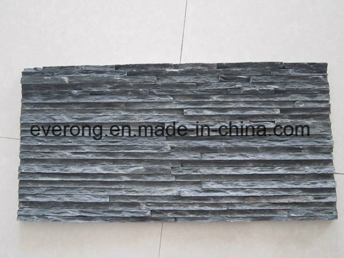Small Strip Yellow Slate Stacked Ledge Culture Stone for Wall Cladding