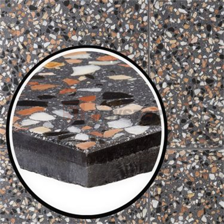 Newstar Polished Terrazzo Flooring Porcelain Tile Products Colorful Shopping Mall 600X600mm Terrazzo Tile
