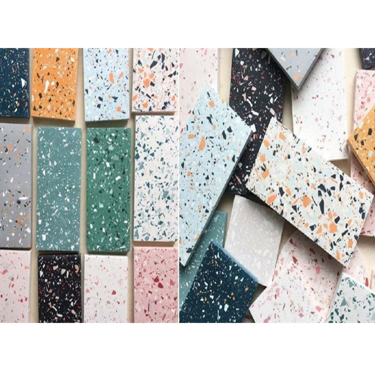 Surface Stone Board Inorganic Floor Design Terrazzo Tile Slab Floor Wall Counter Top Artificial Stone Terrazzo