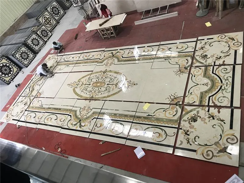 Marble Flower Design