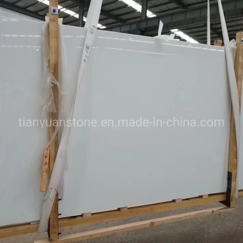 White Nano Crystallized Glass Stone for Floor, Background Wall, Bathroom, Kitchen Counter Top, Partitions, Tea Table