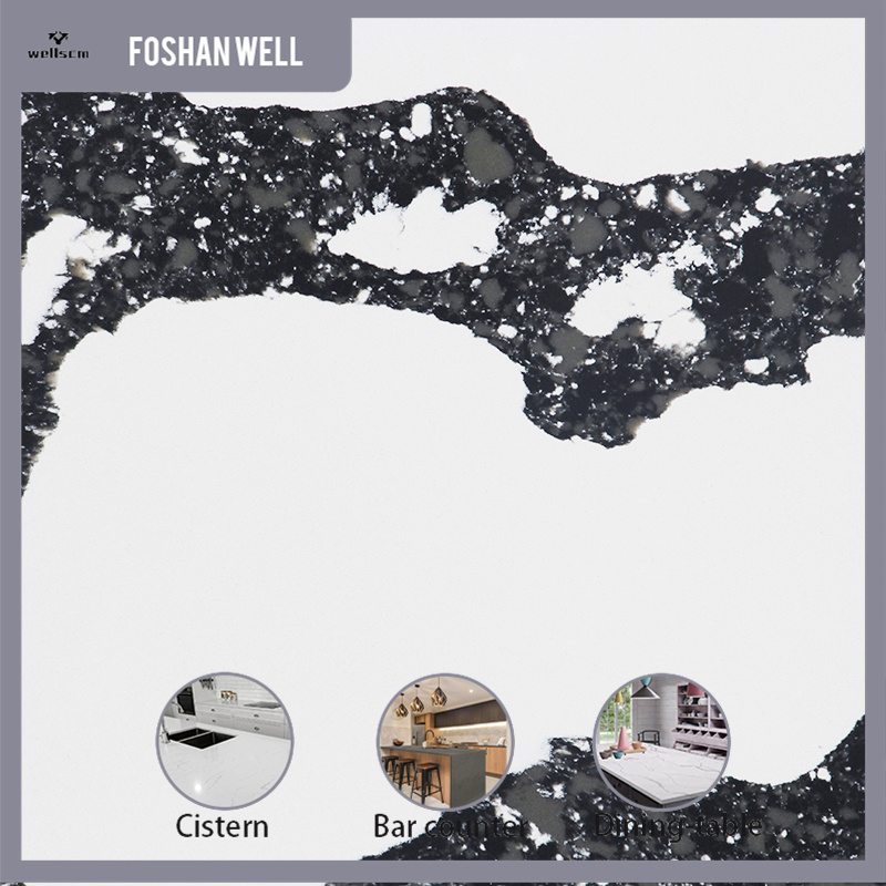 Artificial Quartz New Color Calacatta Vanity Top High Quality Kitchen Work Top