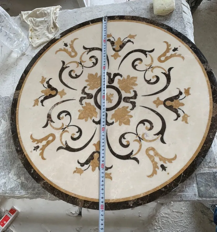 Water Jet Marble Medallion