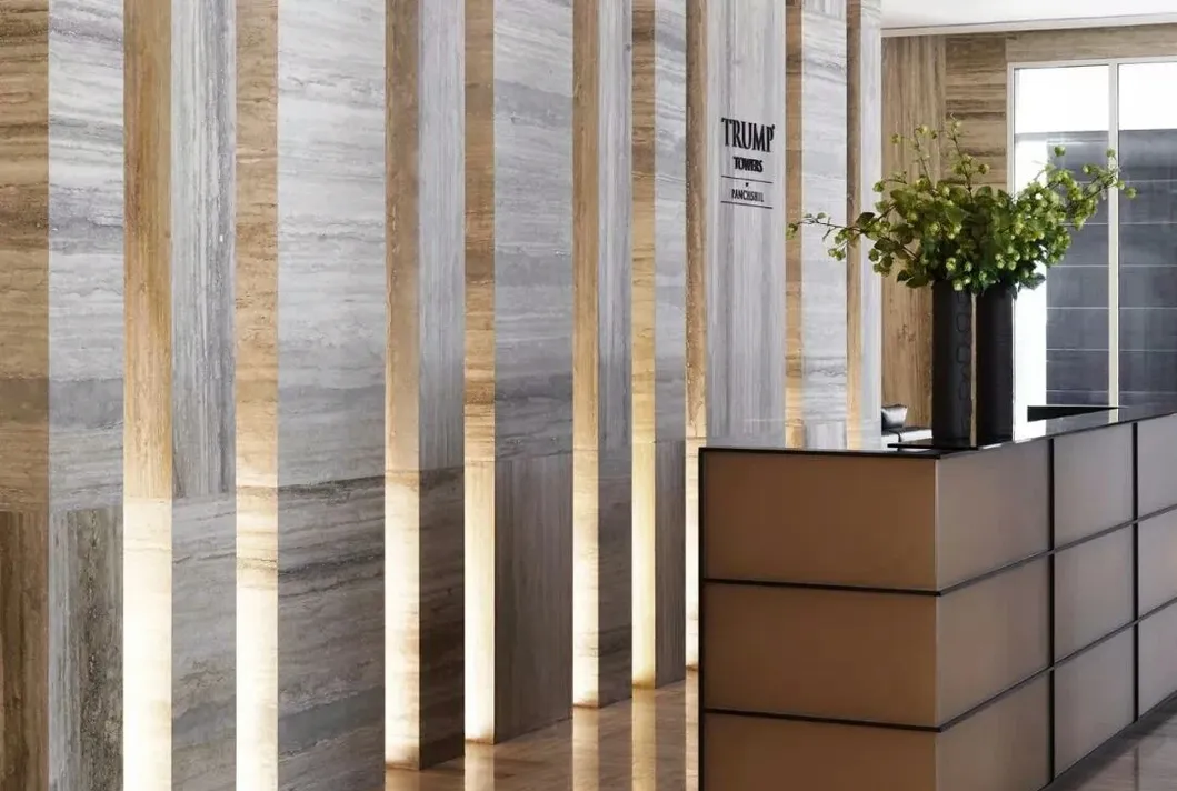 Ocean Blue Travertine Photo 3