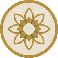 Elegant Extra Marble Pattern Waterjet Medallion for Interior Decoration
