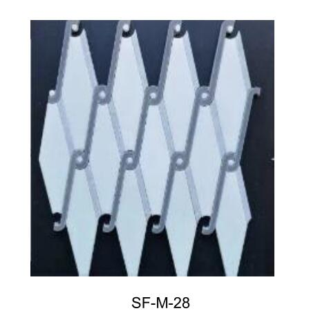 Natural White Grey SF-M-031 Marble shell Mosaic for Indoor Floor Wall Ceiling