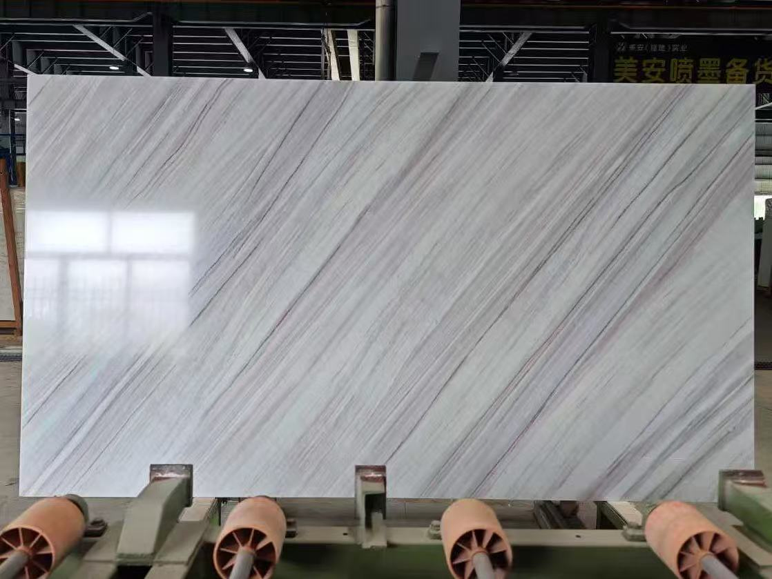 Nano Glass Stone Calacatta Series 012 for Decoration Interior Design Flooring Wall Cladding Countertop