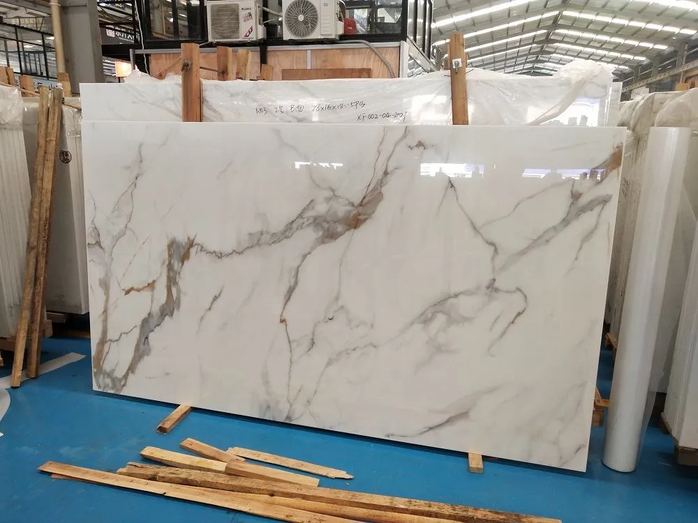 Calacatta Nano White Marble Stone