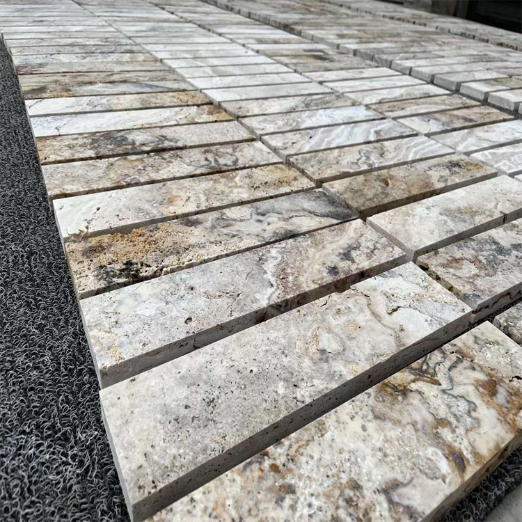 Newstar Outdoor Pool Coping Stone Grey Travertine Stone Price Marble Tile Silver Travertine