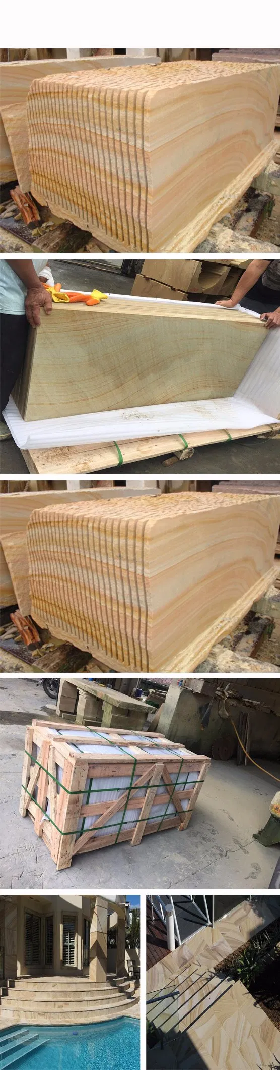 Top Quality Yellow Honed Sandstone