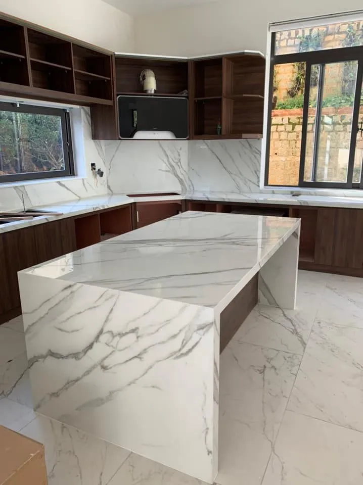 Calacatta Nano White Marble Stone