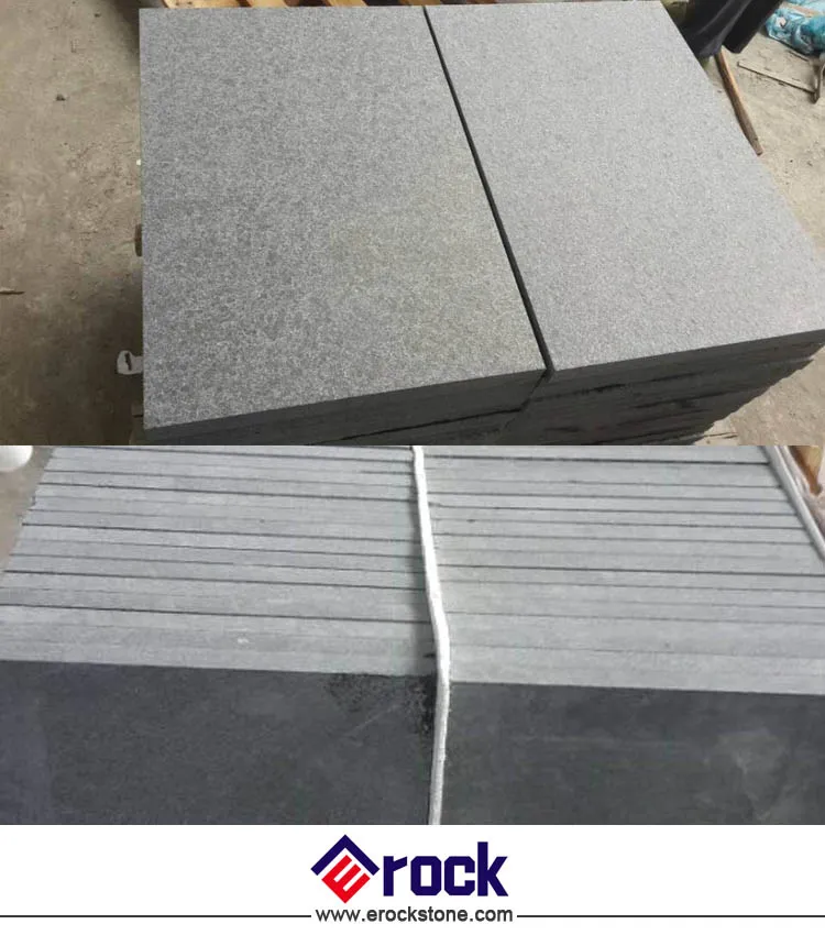 Flamed and Brushed Finish