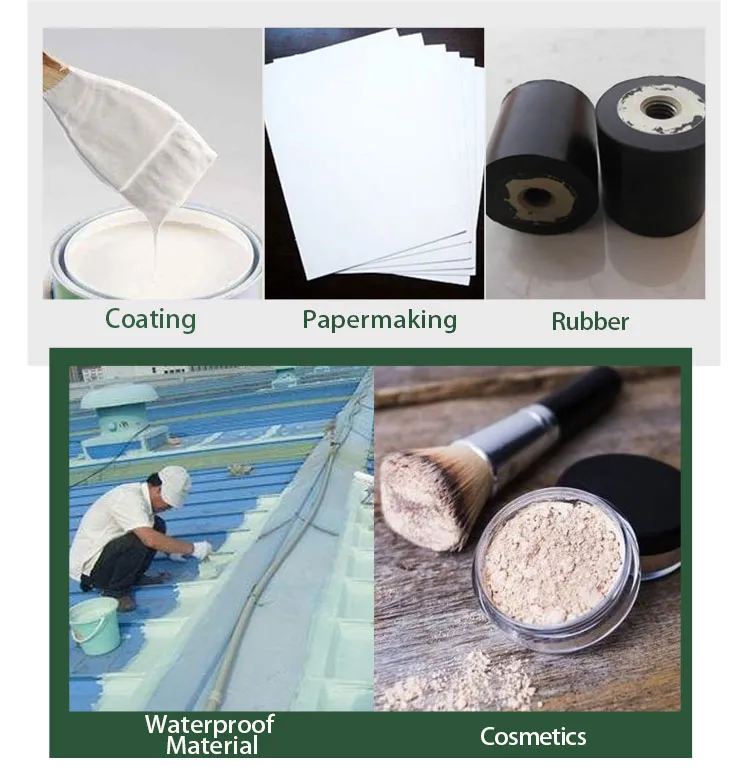 Application of Talc Powder