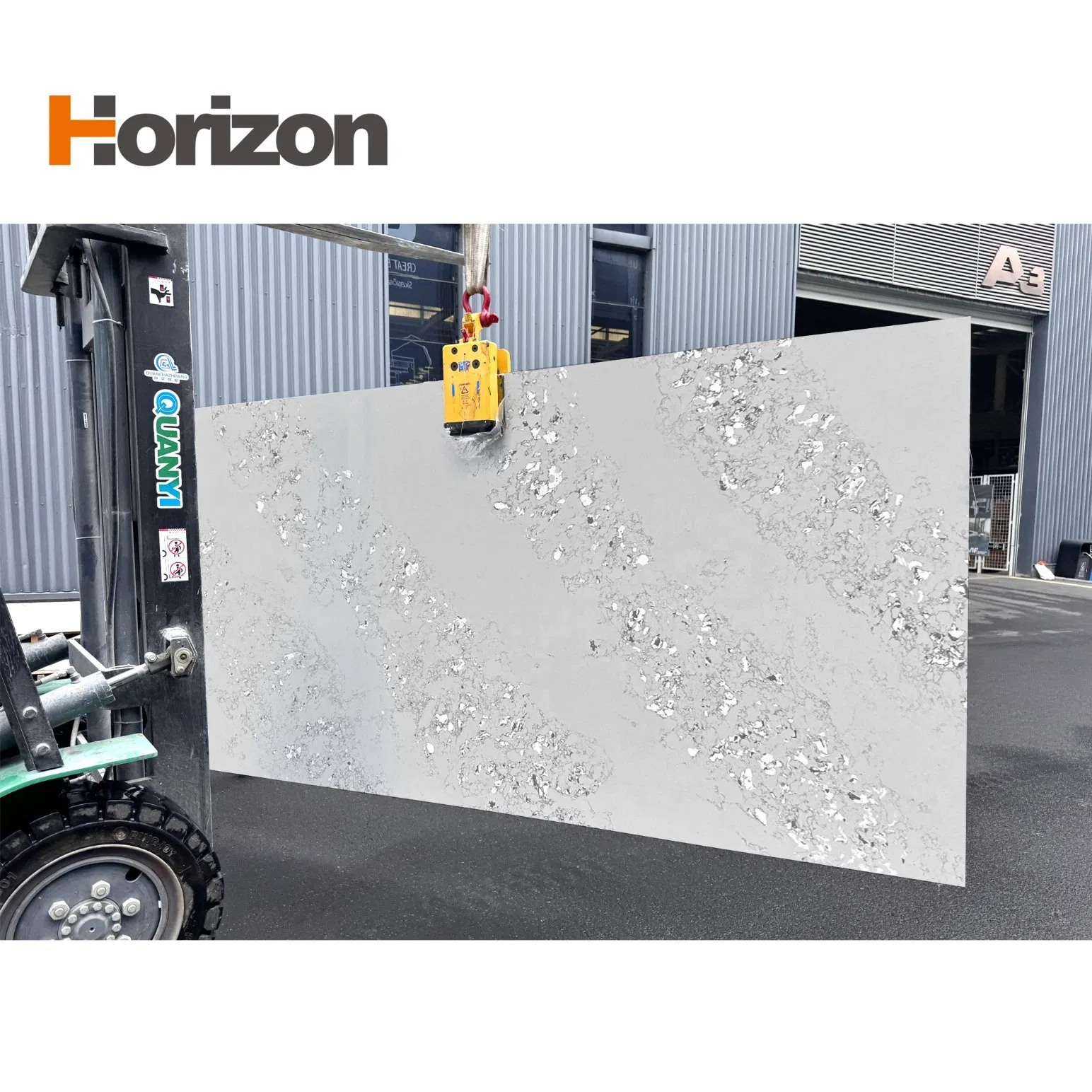 Carrera White Artificial Quartz Stone Slabs