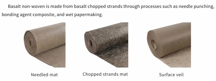 Basalt Fiber Non-Woven Fabrics