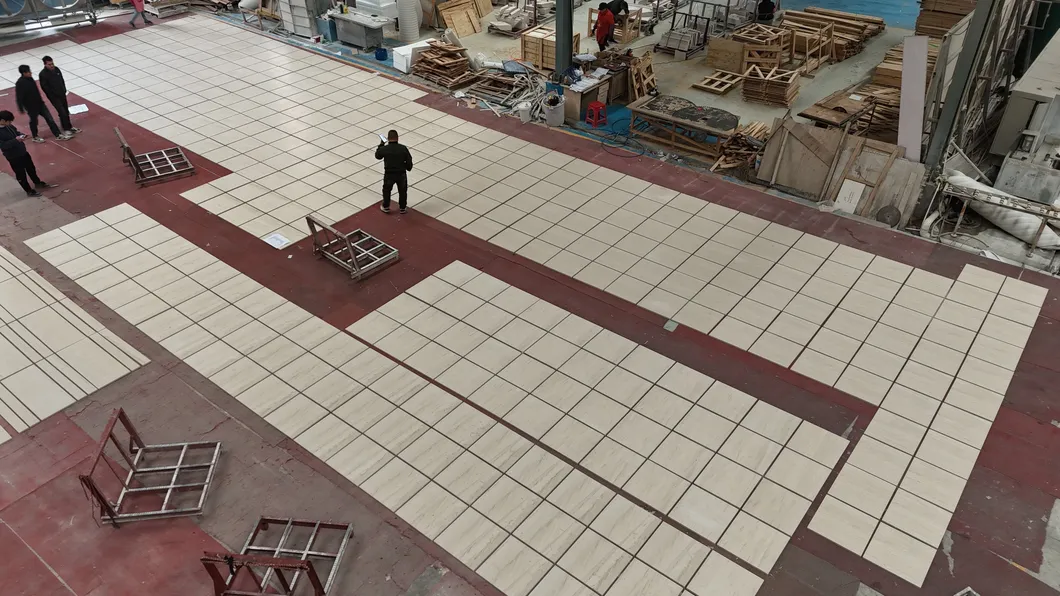 White Travertine Landscape