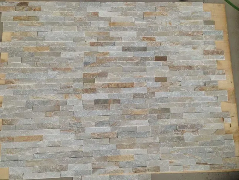 Natural Stone Yellow Mixed Quartzite