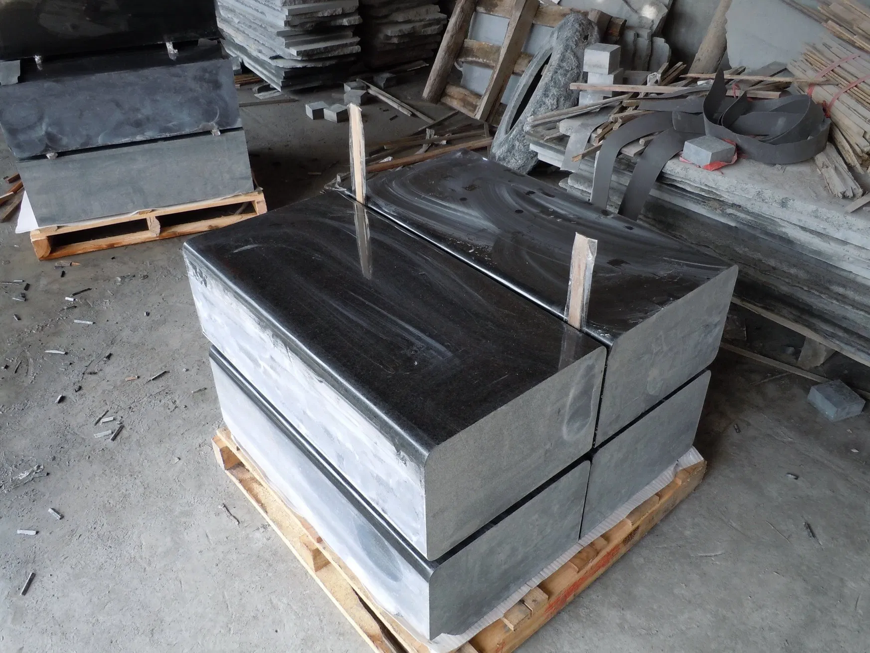 G684 Stone Basalt of Black Fuding Black Granite / Marble Series