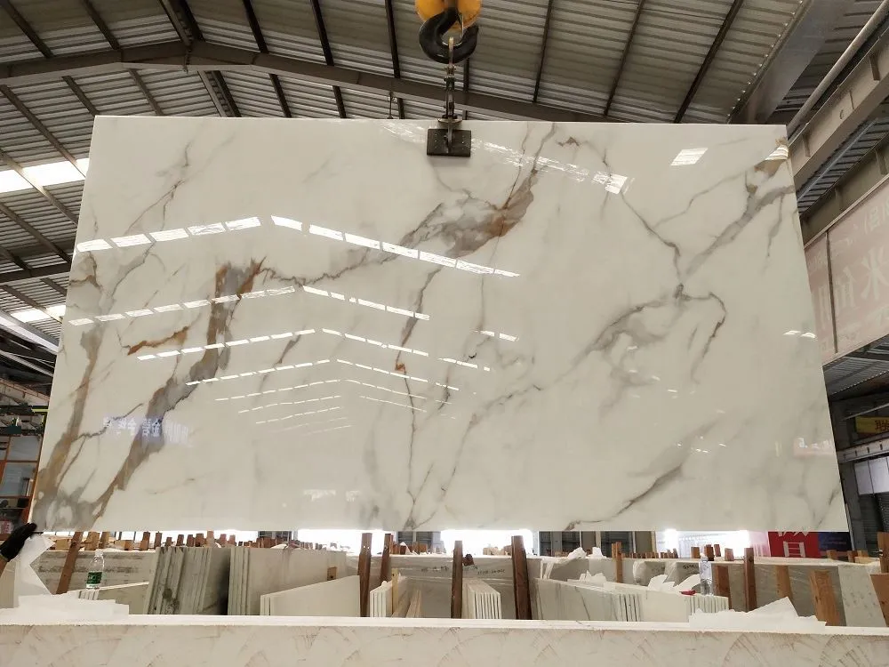 Calacatta Nano White Marble Stone