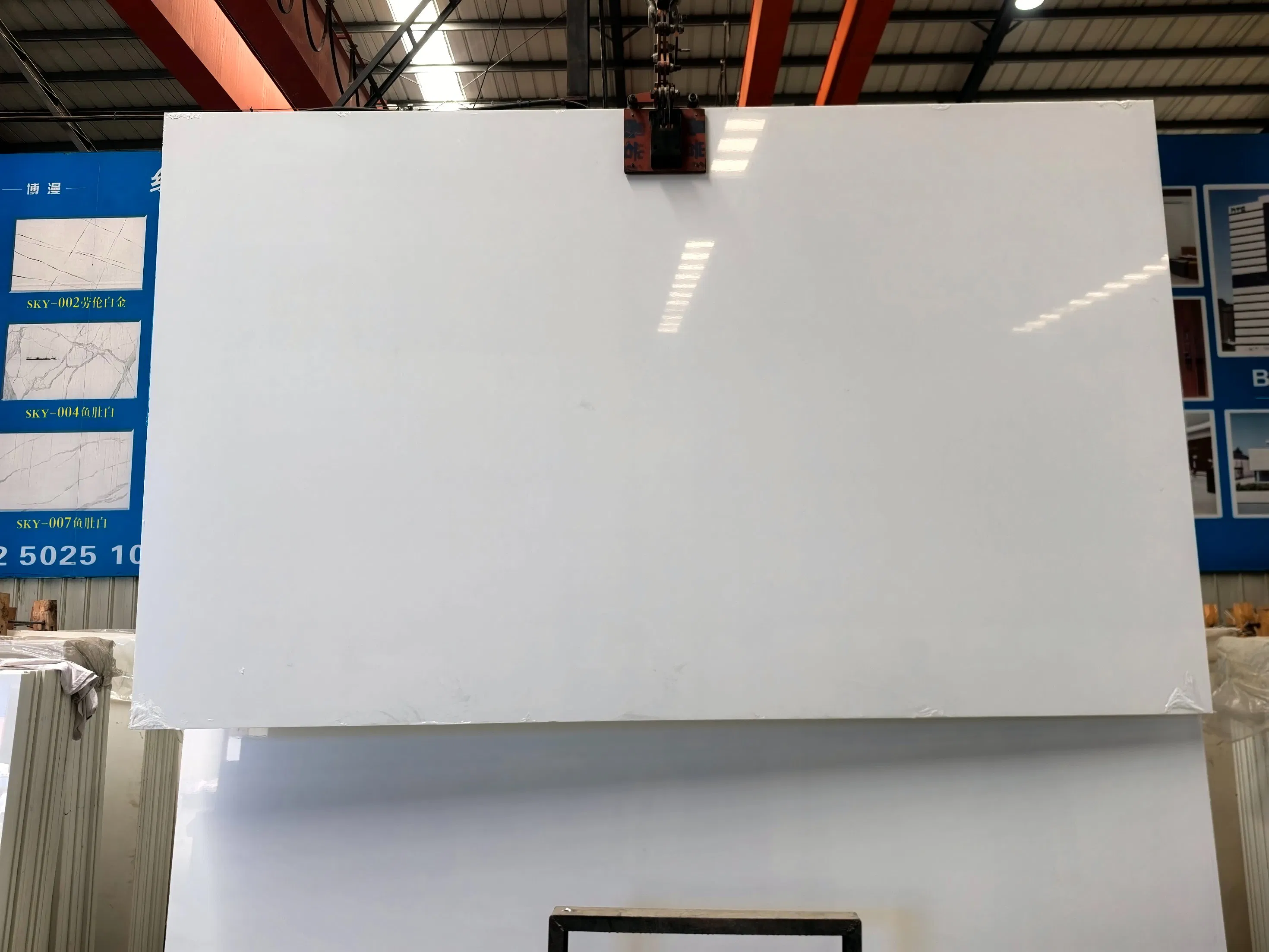 Artificial Stone Crystal Pure White Nano Glass for Wall Decoration/Countertop/Vanity Top