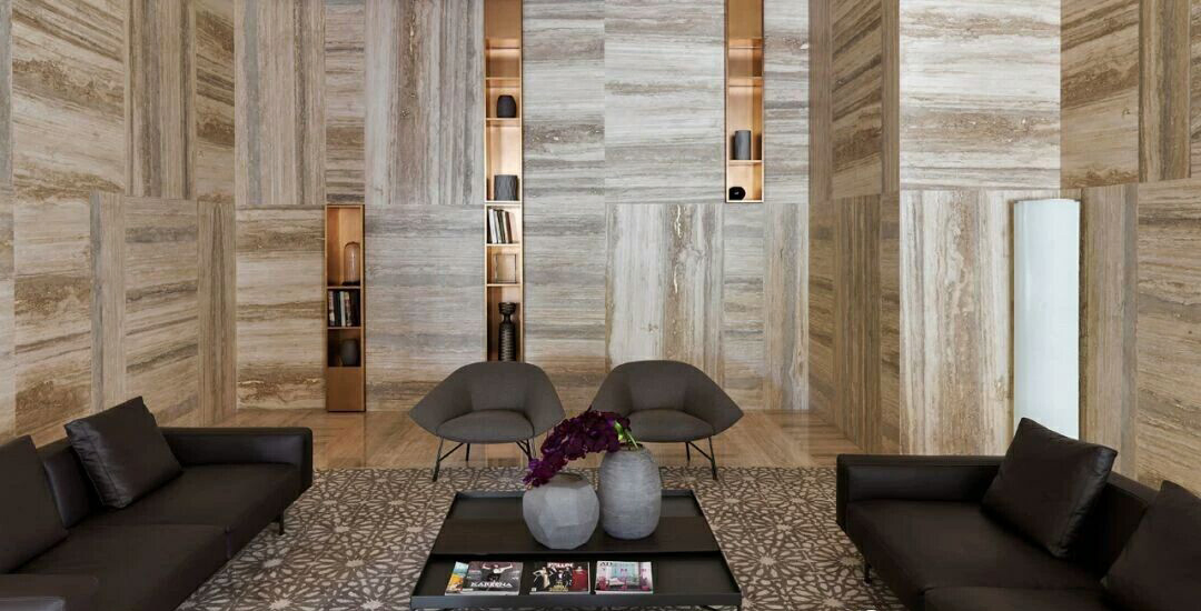 Hot Sale Cheap Price Ocean Blue Travertine for Project