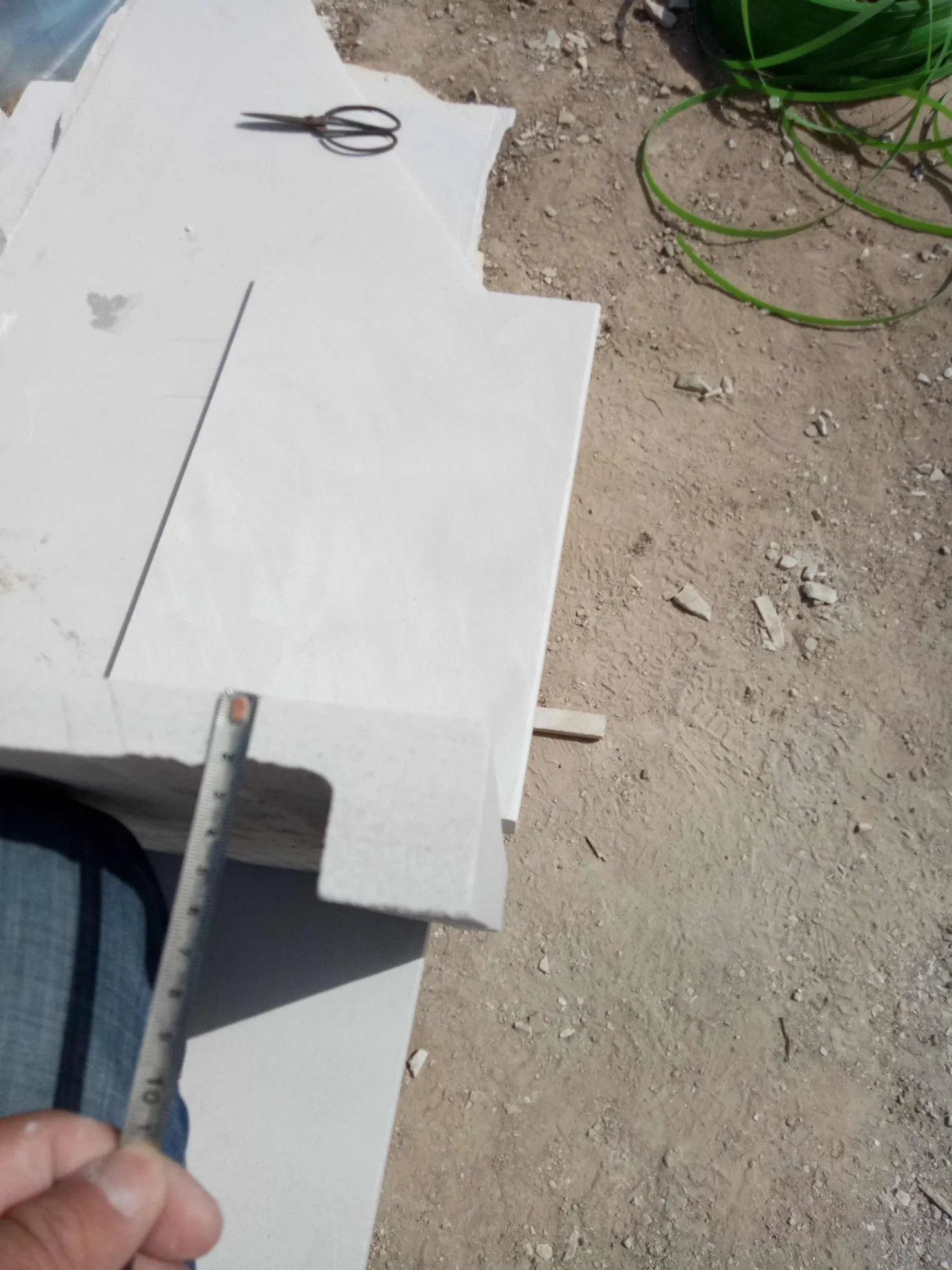 Natural Thrifty Honed White Sandstone for Bathroom Paving Floor Tiles