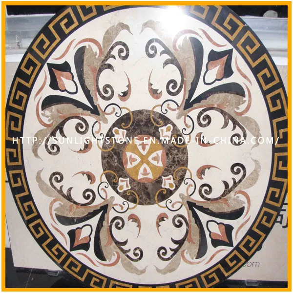Water Jet Marble Medallion Pattern 2