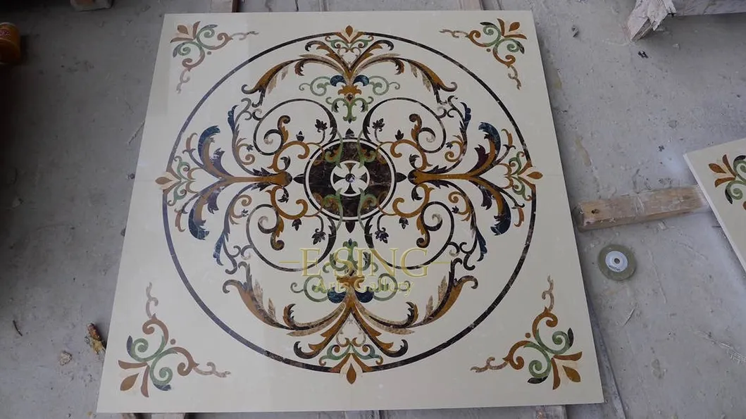 Mix Color Marble Mosaic Detail