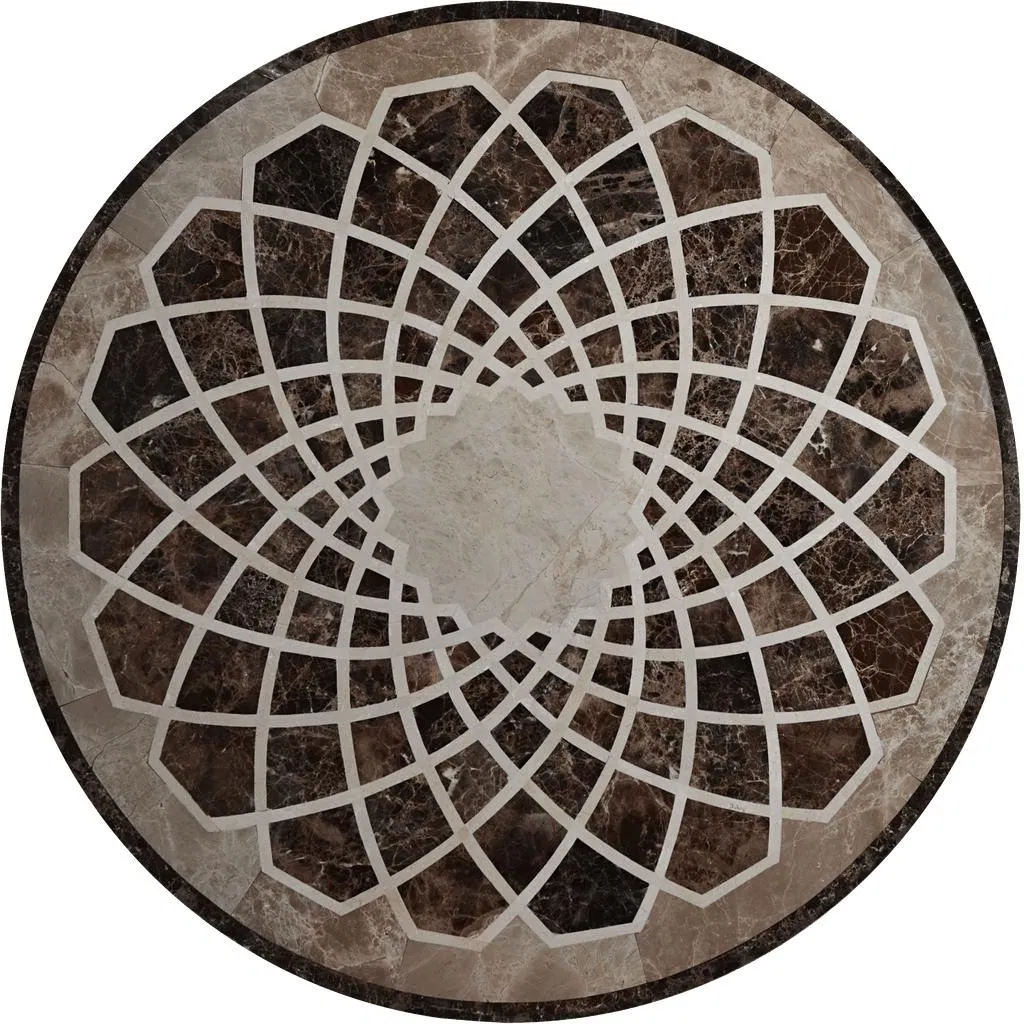 Waterjet Marble Floor Tile Medallion