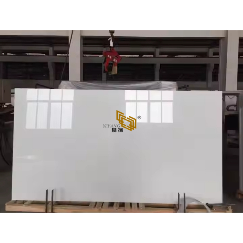 Artificial Crystal White Thassos Marble/Onyx/Quartz Nano Crystallized Glass Stone Tiles