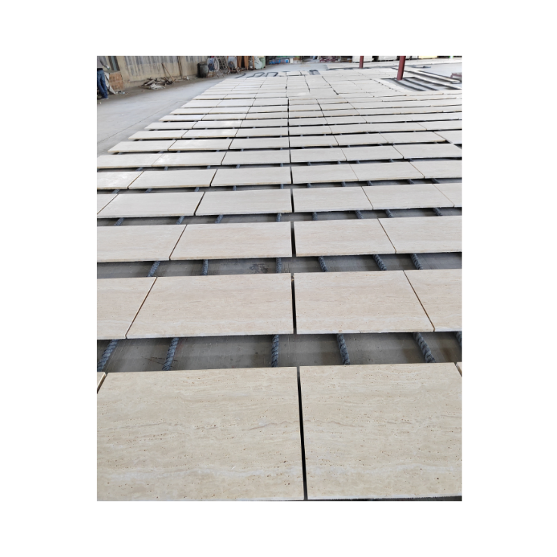 High Quality White Travertine Tile Slabs for Building Materials Villa Hotel