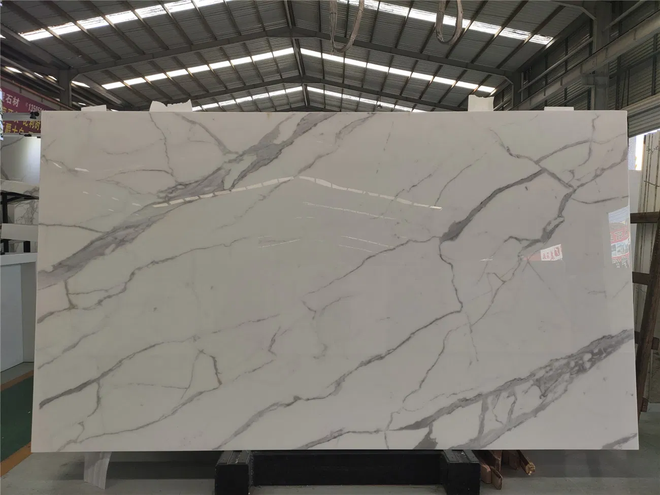 Solid Surface Slabs Man Made Artificial White Nano Glass Stone for Wall Decoration